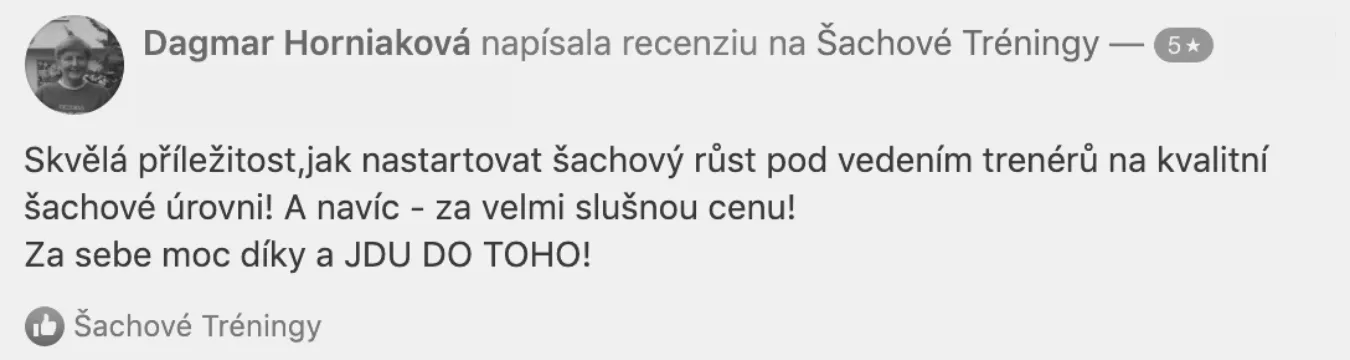 Recenzia z Facebooku