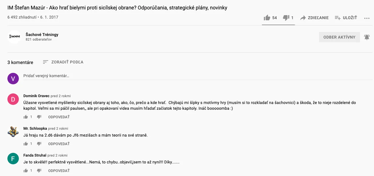 Recenzia z YouTube