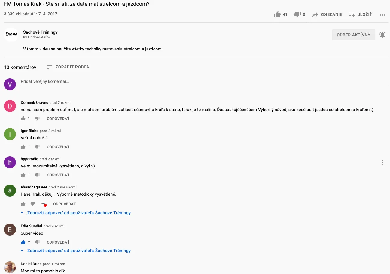 Recenzia z YouTube