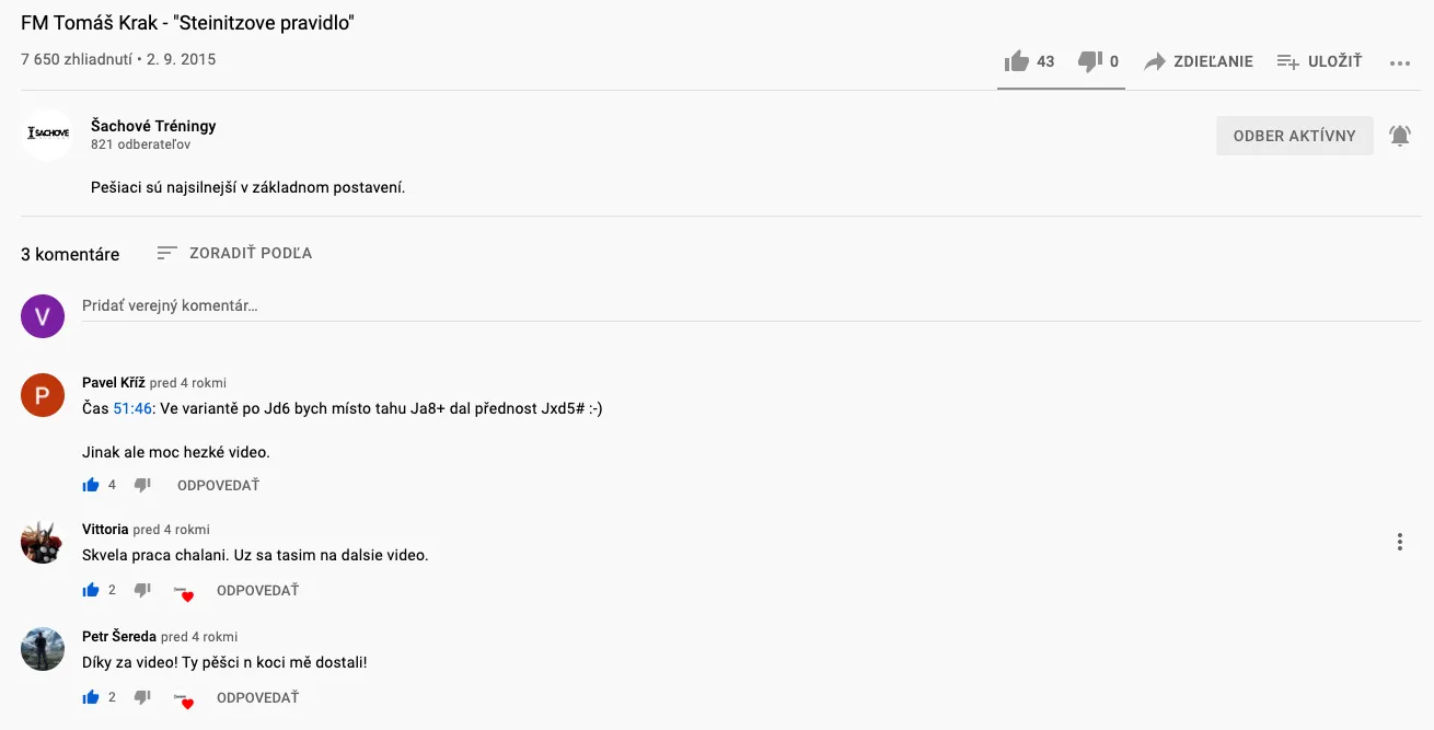 Recenzia z YouTube