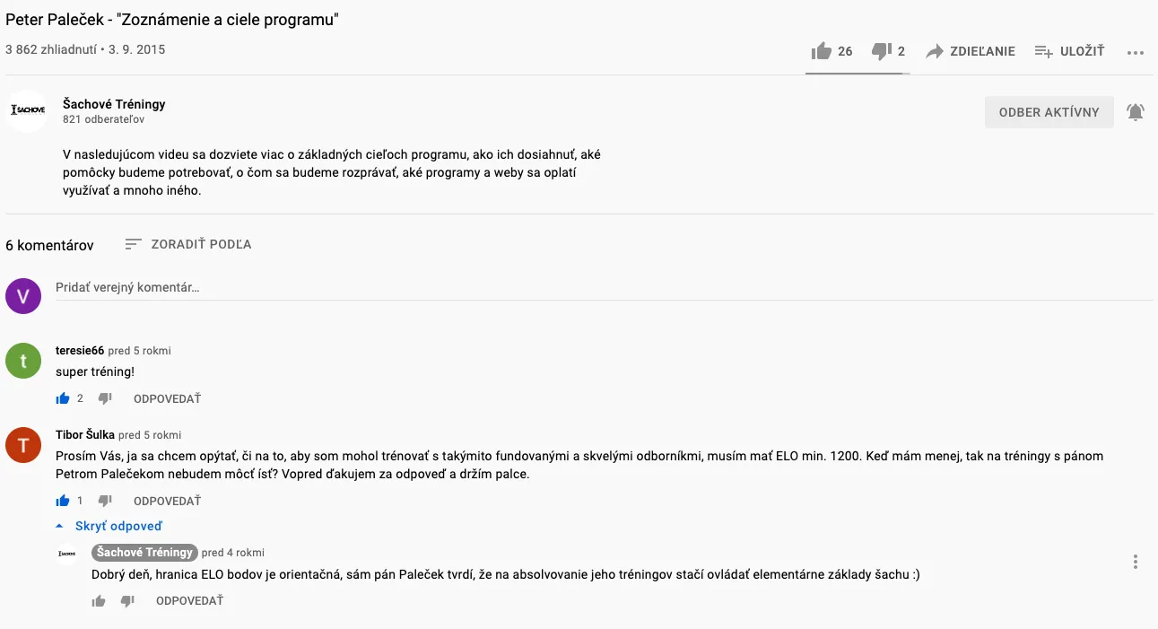 Recenzia z YouTube